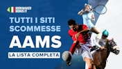 Copertina che presenta un elenco completo di tutti i siti di scommesse autorizzati dall'AAMS.