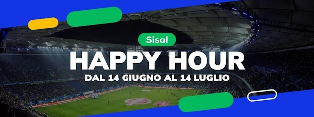 Ogni giorno, tra le 16:00 e le 18:00, per due ore avrai l'opportunità di trovare quote potenziate sugli eventi sportivi di maggior richiamo, con gli Europei in primo piano.