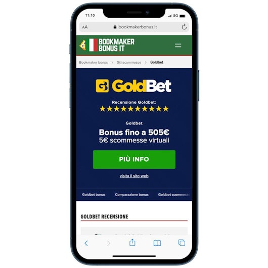 Come aprire conto gioco Goldbet step1