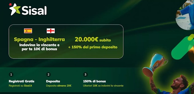 Altri bonus di benvenuto disponibili per le scommesse sportive con Sisal