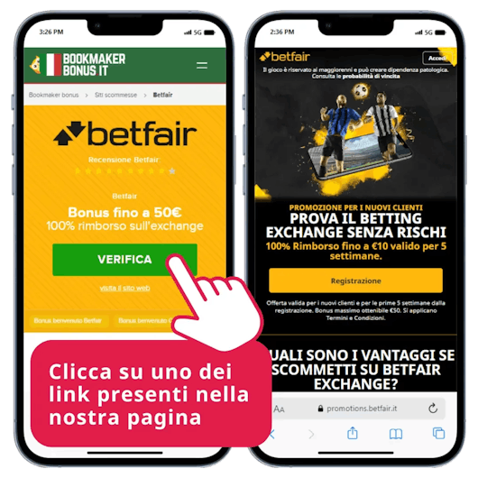 Come accedere su betfair