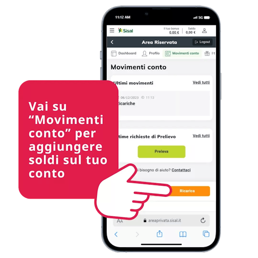 Effettua un deposito per ricevere immediatamente il tuo bonus.