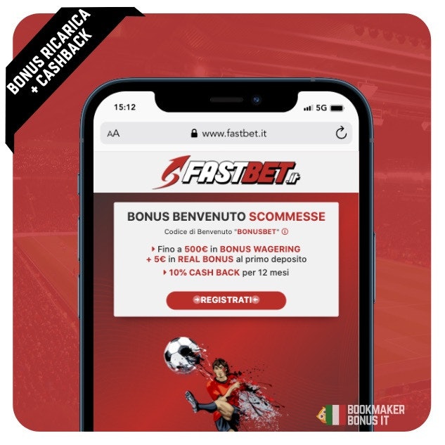 Promozione bonus di benvenuto Fastbet per il casinò
