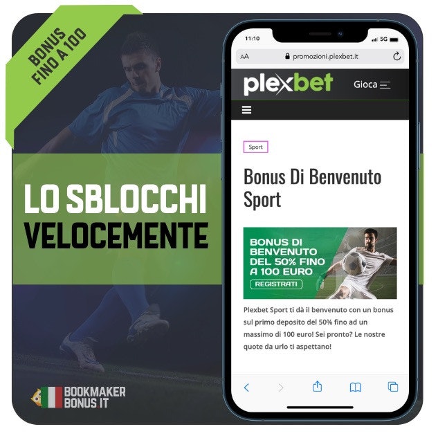 Plexbet bonus benvenuto