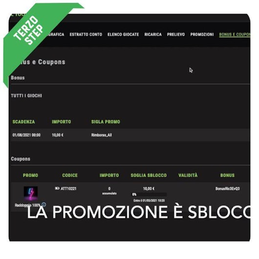 Adesso ti basta scommettere seguendo i requisiti di puntata.