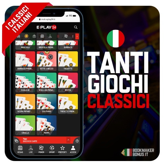 I giochi da casinò di eplay24
