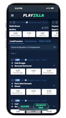 Un palinsesto sportivo di prim'ordine e funzionalità di scommessa molto ben strutturate.