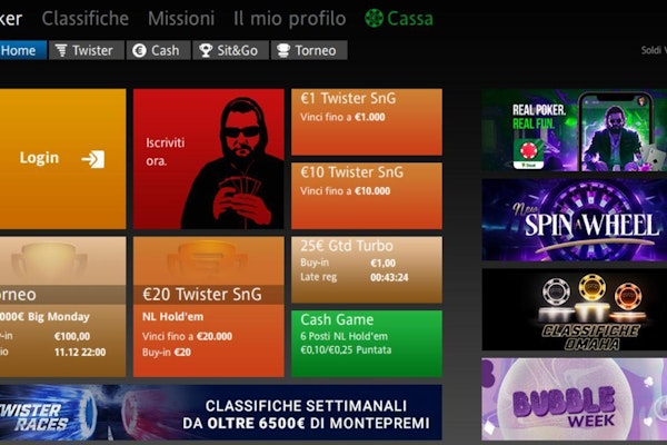 App per pc sisal poker