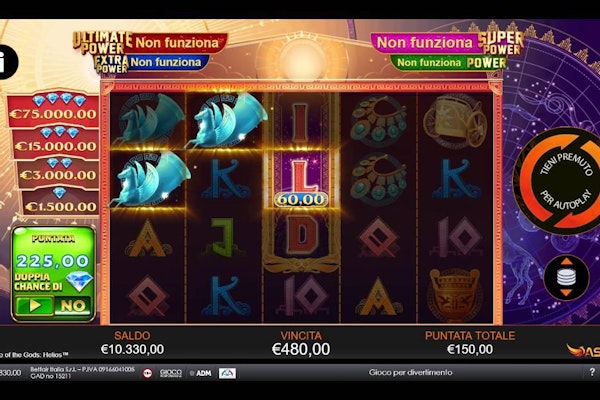 Numerose slot come Age of Gods