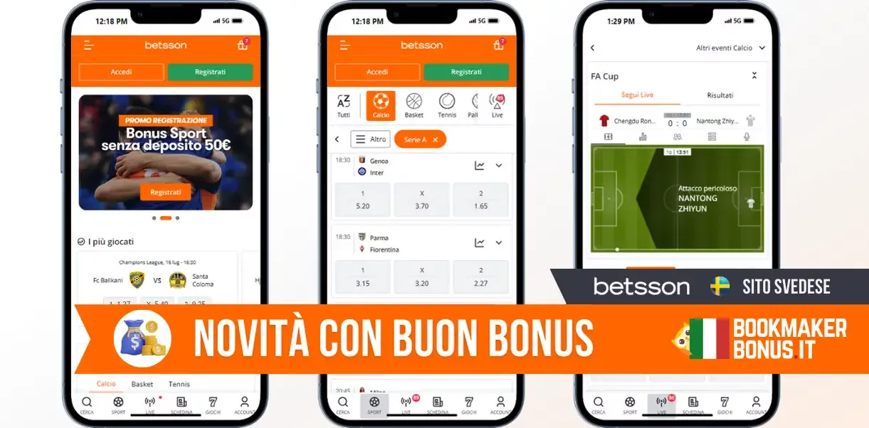 Miglior sito di scommesse estero: Betsson