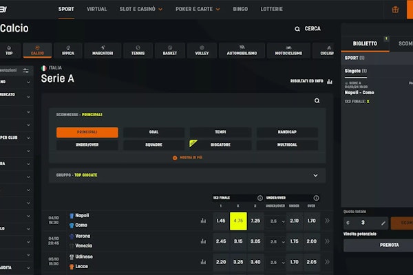 Tantissimi eventi sportivi su cui è possibile utilizzare il cash out Snai