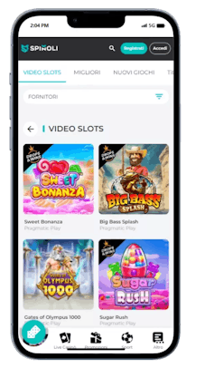 Un'ampia selezione di slot e gioco del casinò è a disposizione.