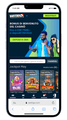 Oltre 3000 titoli disponibili nella sezione casinò.