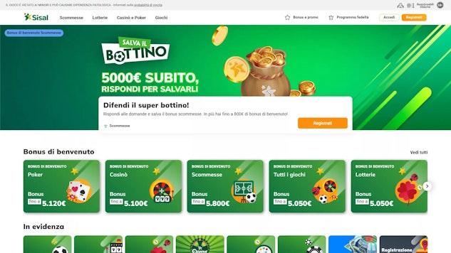 Siti scommesse Sisal come funziona