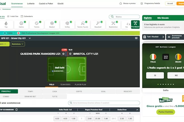 Sul sito di Sisal hai la libertà di scegliere se e quando chiudere la tua scommessa