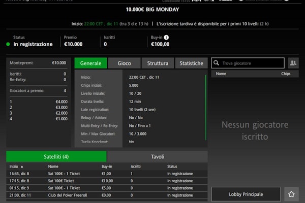 Tornei poker per pc sisal