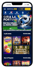 Ampia gamma di scommesse sportive e giochi casinò offerti da Admiralbet.