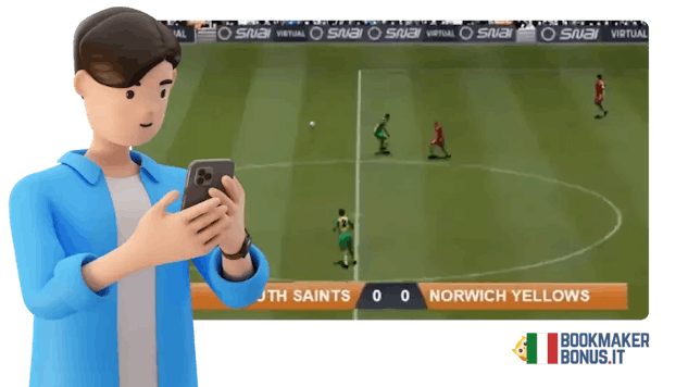 Esempio partita di calcio virtuale