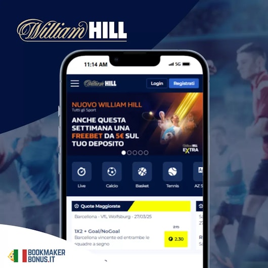 Quando si parla di scommesse calcistiche in Italia, 888sport è senza dubbio tra i migliori. Propone un palinsesto di scommesse molto ampio, specie per quanto riguarda le opzioni antepost. Oltre a un servizio eccellente e a un'interfaccia user-friendly, 888sport include scommesse particolari come ad esempio 'Vince in rimonta'.