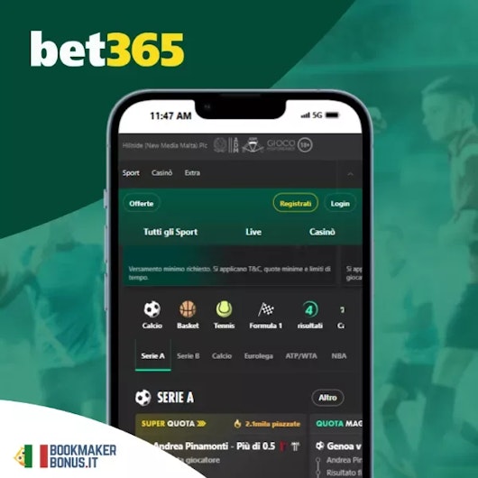 Sito scommesse consigliato bet365