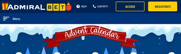 Admiralbet calendario dell'avvento