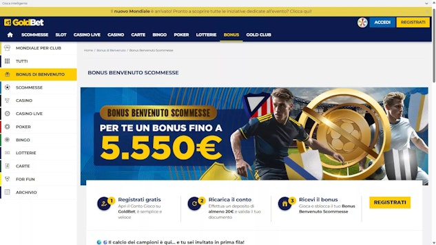 Immagine promozionale del nuovo bonus di benvenuto di Lottomatica