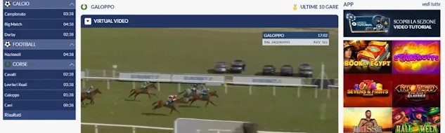 Scommesse virtuali su eurobet