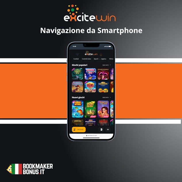 Excitewin navigazione mobile