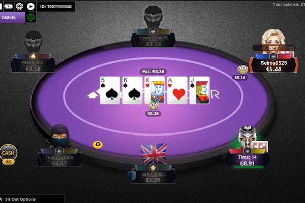 Partita di poker su Betfair