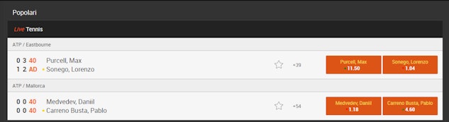 Scommesse live 888