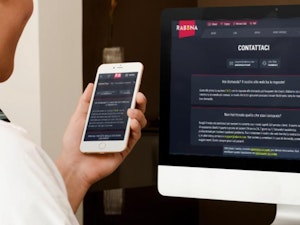 Servizio clienti Rabona accessibile da mobile e PC