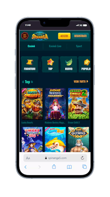 Screenshot di Spinanga casinò