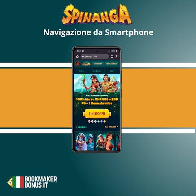 Spinanga navigazione mobile